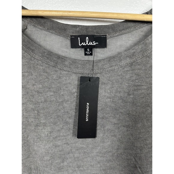 Lulus Shirt Womens Small Relaxed Fit Casual Lightweight Short Sleeve Top USA - Picture 3 of 8